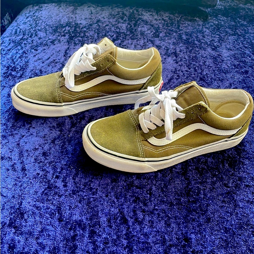 Forest green old skool VANS